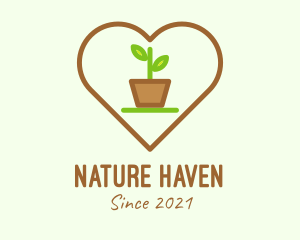 Nature Plant Lover  logo design