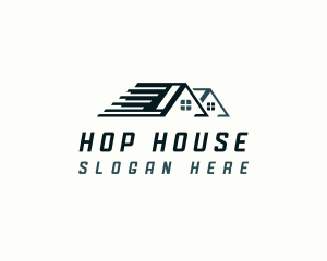 House Property Roofing Repair logo design