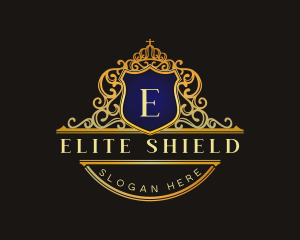 Crown Shield Royalty logo design