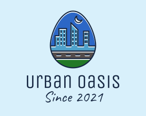 City Road Egg logo design