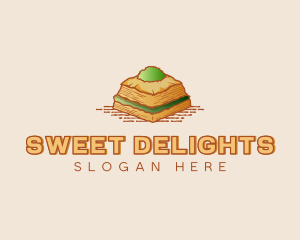 Baklava Pastry Dessert logo