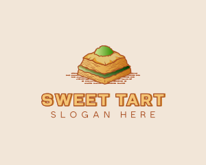 Baklava Pastry Dessert logo design