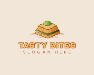 Baklava Pastry Dessert logo
