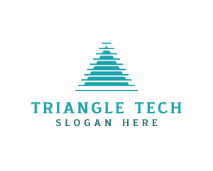 Geometric Pyramid Triangle  logo