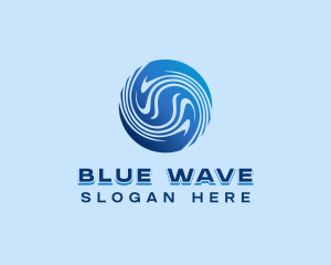 Globe Waves Laboratory logo design