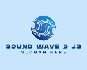 Globe Waves Laboratory logo design