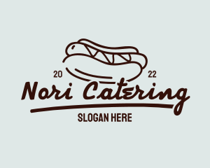 Hot Dog Sandwich Meal logo design