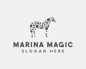 Yellow Star Horse logo design