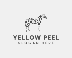 Yellow Star Horse logo design