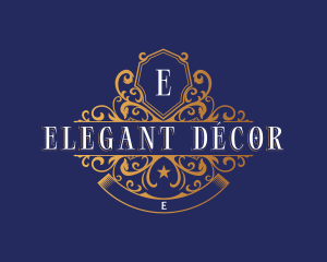 Elegant Crest Shield logo design