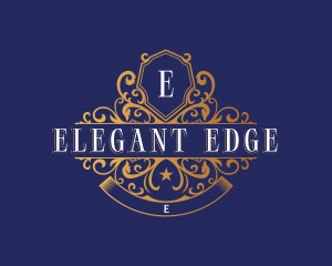 Elegant Crest Shield logo design