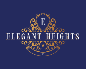 Elegant Crest Shield logo design