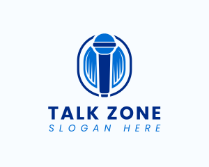 Blue Microphone Device logo design