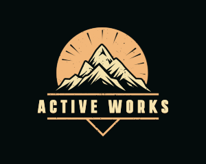 Mountain Summit Adventure logo design