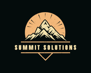 Mountain Summit Adventure logo design