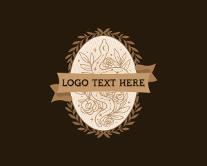 Mystical Floral Serpent logo