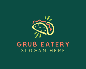 Taco Food Restaurant logo design