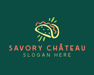 Taco Food Restaurant logo design