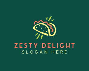 Taco Food Restaurant logo design