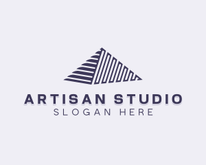 Tech Studio Pyramid logo design