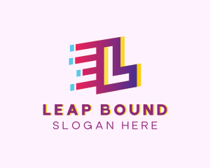 Speedy Letter L Motion Business logo design