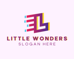 Speedy Letter L Motion Business logo design