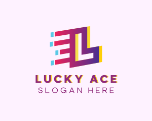 Speedy Letter L Motion Business logo design