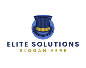 Magician Top Hat logo design