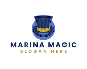 Magician Top Hat logo design