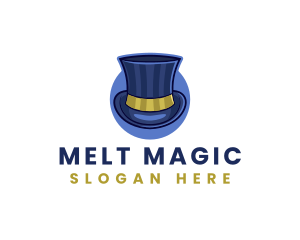 Magician Top Hat logo design