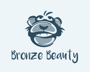 Monkey Chimp Face  logo design