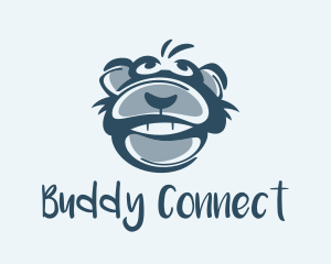 Monkey Chimp Face  logo design