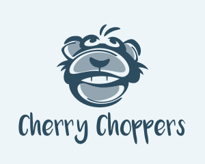 Monkey Chimp Face  logo design