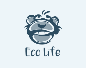 Monkey Chimp Face  logo design