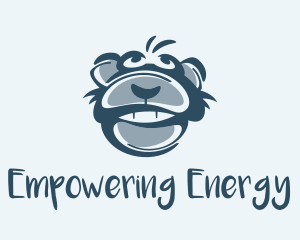 Monkey Chimp Face  logo design