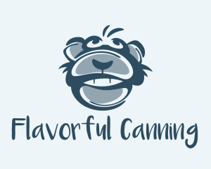 Monkey Chimp Face  logo design