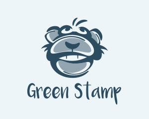 Monkey Chimp Face  logo design