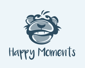 Monkey Chimp Face  logo design