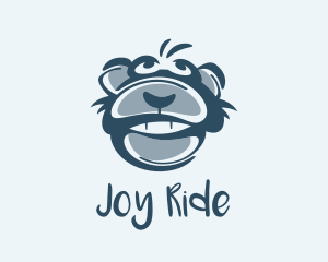 Monkey Chimp Face  logo design