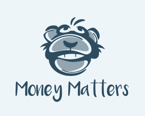 Monkey Chimp Face  logo design