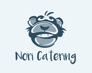 Monkey Chimp Face  logo design