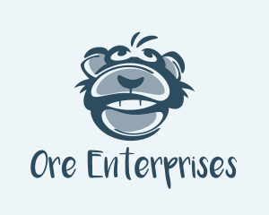 Monkey Chimp Face  logo design