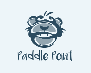 Monkey Chimp Face  logo design