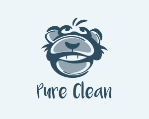 Monkey Chimp Face  logo design