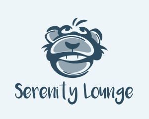 Monkey Chimp Face  logo design