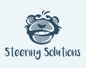 Monkey Chimp Face  logo design