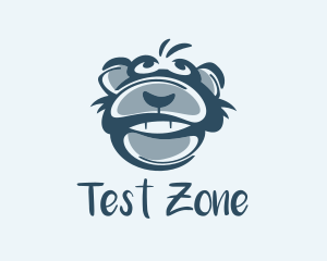 Monkey Chimp Face  logo design