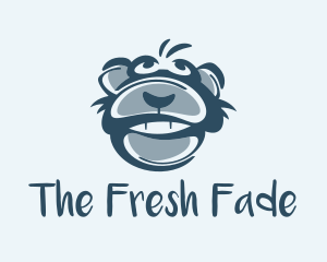 Monkey Chimp Face  logo design