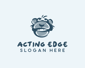 Monkey Chimp Face  logo design