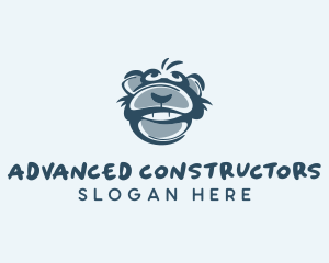 Monkey Chimp Face  logo design